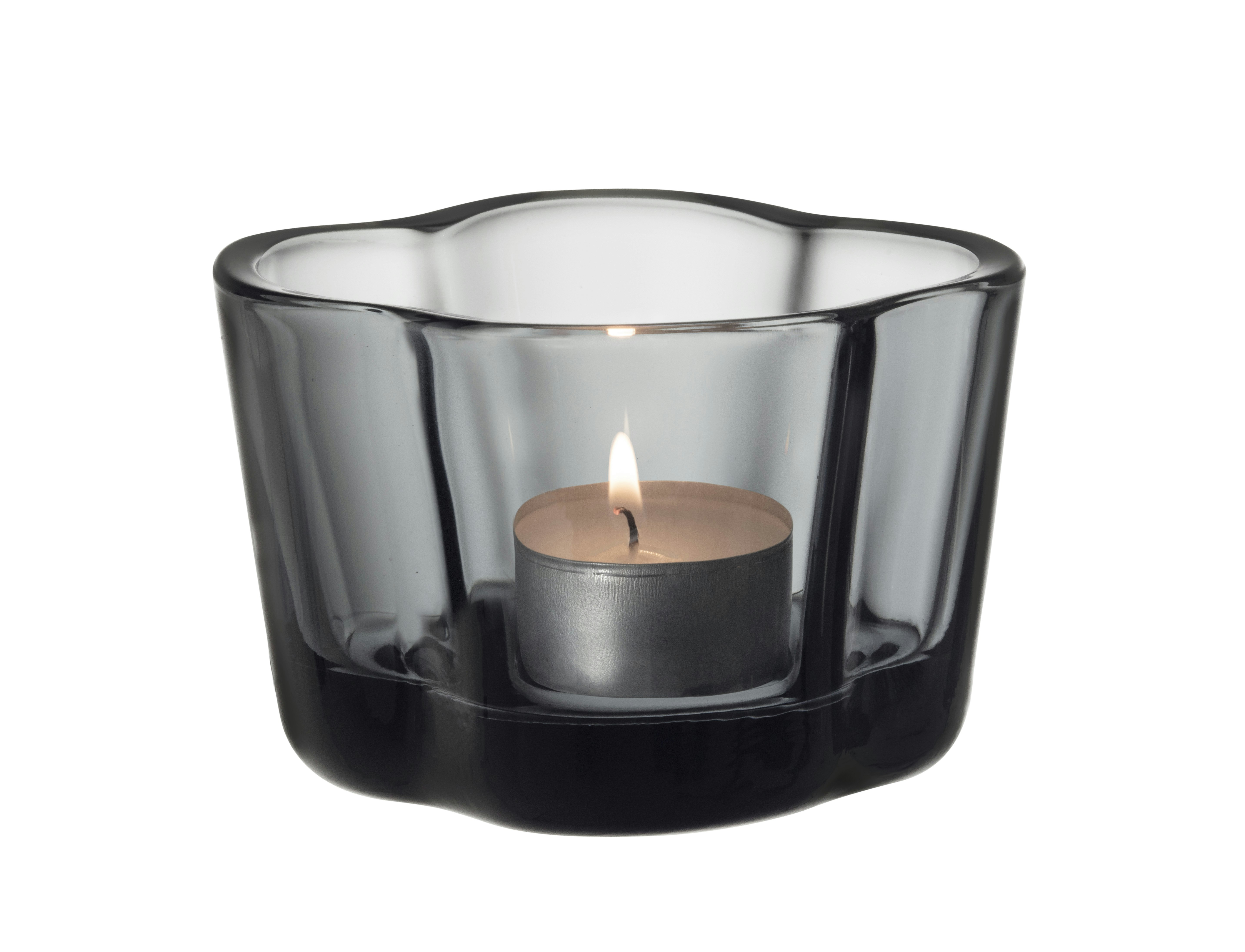 Iittala Aalto ljuslykta grå 60mm