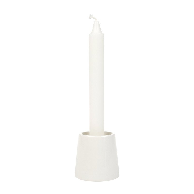 Ljusstake vit 6,5cm