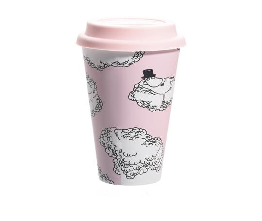 Mumin Take Away Mugg Moln