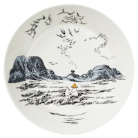 Arabia Mumin Trogen sitt ursprung Serveringsskål 23cm