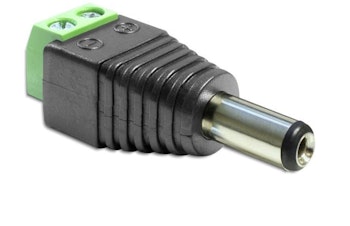 ADAPTER DC 2,5 X 5,5 MM HANN KONTAKT> TERMINALBLOCK 2 PIN