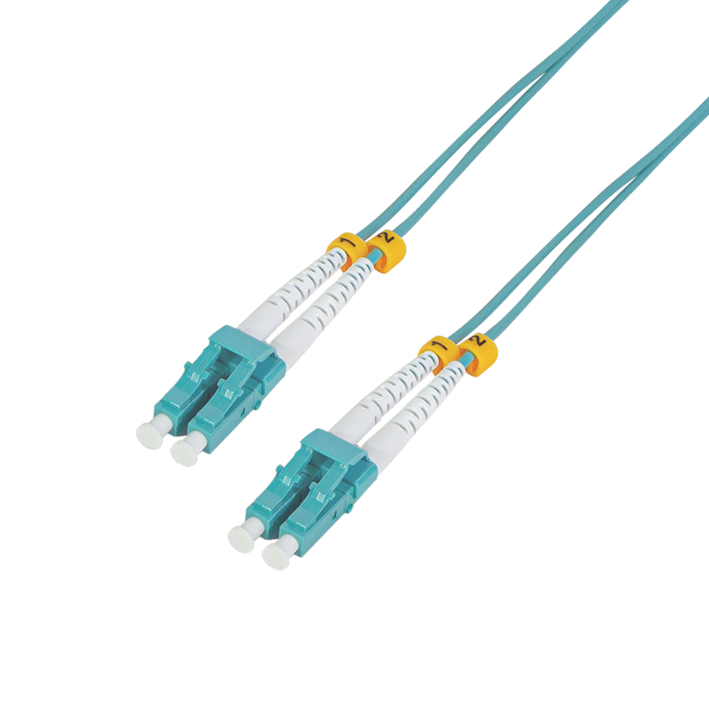 LOGLINK Fiber duplex patch cable, OM3, 50/125µ, LC-LC, aqua, 3 m