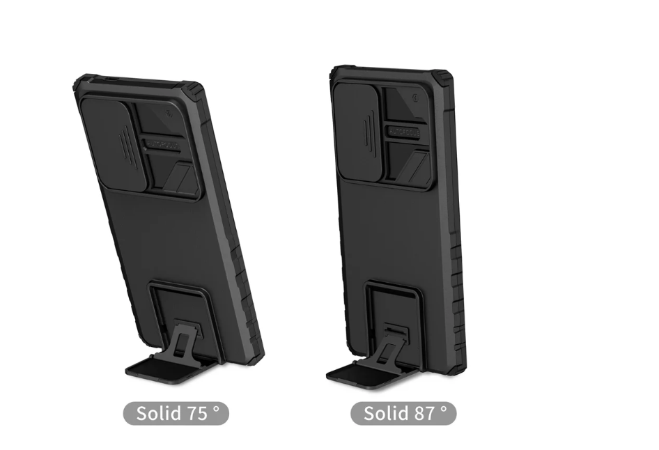 Samsung S24 Ultra Sort deksel som beskytter telefon/kamera