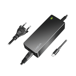 LOGILINK 100W Universell strømforsyning for bærbare datamaskiner, USB-C-tilkobling
