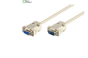 DB9 D-SUB 9-pin connection cable, 1m han-hun