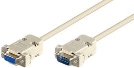 DB9 D-SUB 9-pin connection cable, 1m han-hun