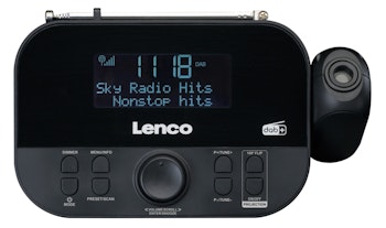 Klokkeradio Lenco, CR-615, projeksjon av tid i tak