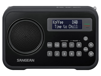 Sangean DAB Radio med oppladbart batteri