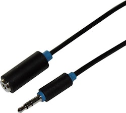 AUX Forlenger Stereo 3.5mm M-F 3m