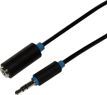 AUX Forlenger Stereo 3.5mm M-F 3m