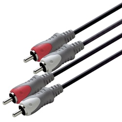Scanpart Stereokabel 2 x RCA(M) - 2 x RCA(M) 0.75m