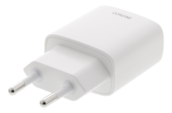 Vegglader 1x USB-A, 2.4A, 100V / 240V Hvit