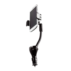 Smarttelefonbilholder og lader, 2 USB-A, 15,5W*