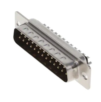 25pin SUB-D kontakter for lodding 1stk.