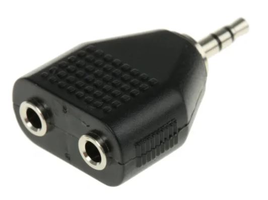 AV Adapter, Female 3.5 mm Stereo to Male 3.5 mm Stereo