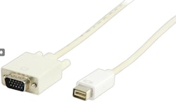 Mini DVI til VGA kabel 2 meter
