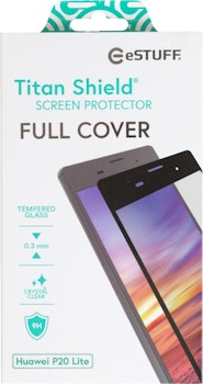 Skjermbeskytter til Huawei P20 Lite - | TitanShield | Sort