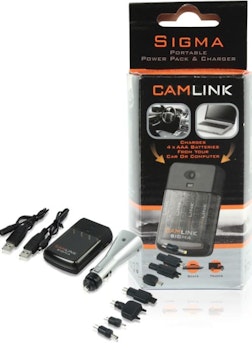 Batterilader NiMH AAA Batteri med biladapter