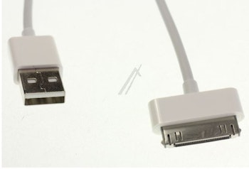 USB A HANN / 30POL. APPLE HANN, 1,5MTR, HVIT