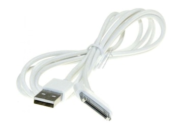 USB A HANN / 30POL. APPLE HANN, 1,5MTR, HVIT