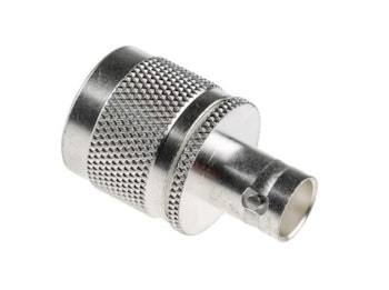 Straight 50Ω RF Adapter N Plug to BNC Socket 4GHz