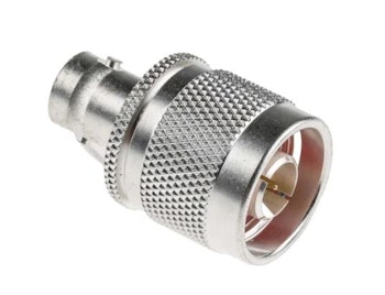 Straight 50Ω RF Adapter N Plug to BNC Socket 4GHz