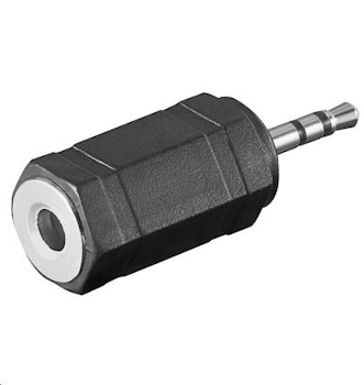 2.5mm Stereo Male - 3.5mm Stereo Female