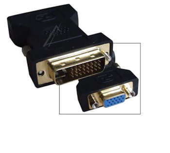 ADAPTER, DVI-I HANN (24+1) / VGA HUNN (DIGITAL)