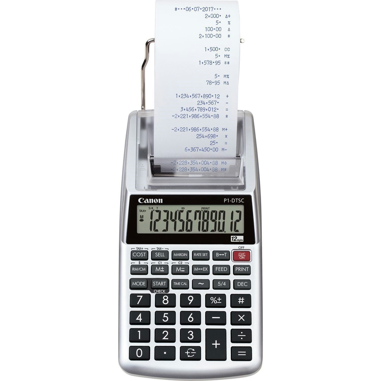 Canon P1-DTSC Skrivebords Kalkulator m/rull. - ITSHOP