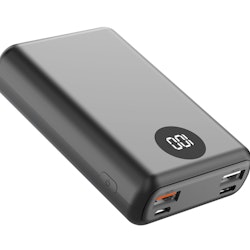 Nødlader 10000 mAh (PD+QC, 18W) Powerbank