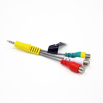 BN39-02189A AV ADAPTER THREE CONNECTIONS AUX  DC to RCA Cable,3P,L100,UL2