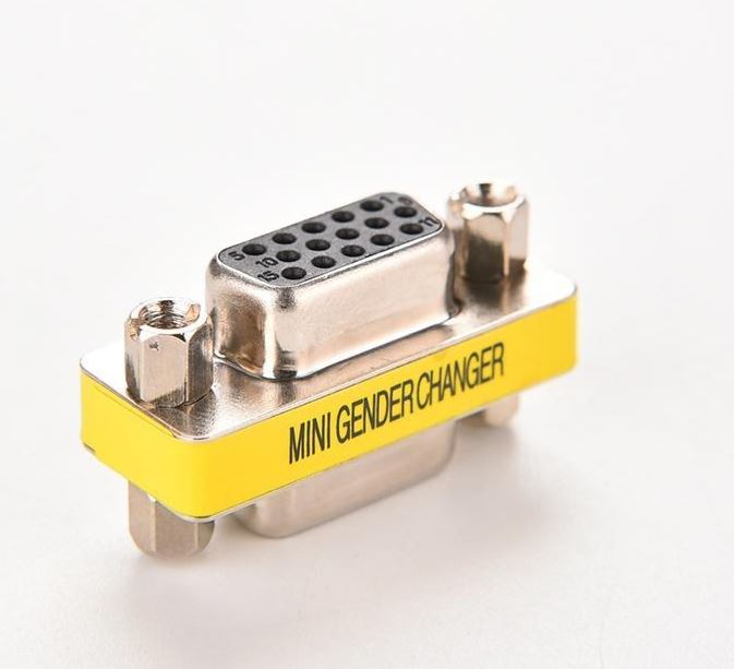 15 pin D-Sub VGA SVGA MINI Gender Changer Adapter VGA Connector M/M F/F M/F HD15