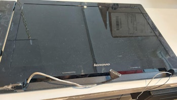 (PARTS) Lenovo G50-80 80E501M8MT 80E5 bunncover, LCD screen with frame, lcd cable, wifi cables, Top cover with keyboard norwegian.