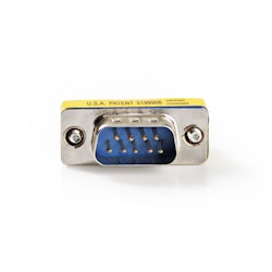 Serial adapter Adapter | D-SUB 9-Pin Han | D-SUB 9-Pin Hun | Nikkel belagt | Metall