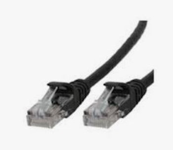 God Kvalitet - Nettverkskabel 3M Sort Snagless CAT6A