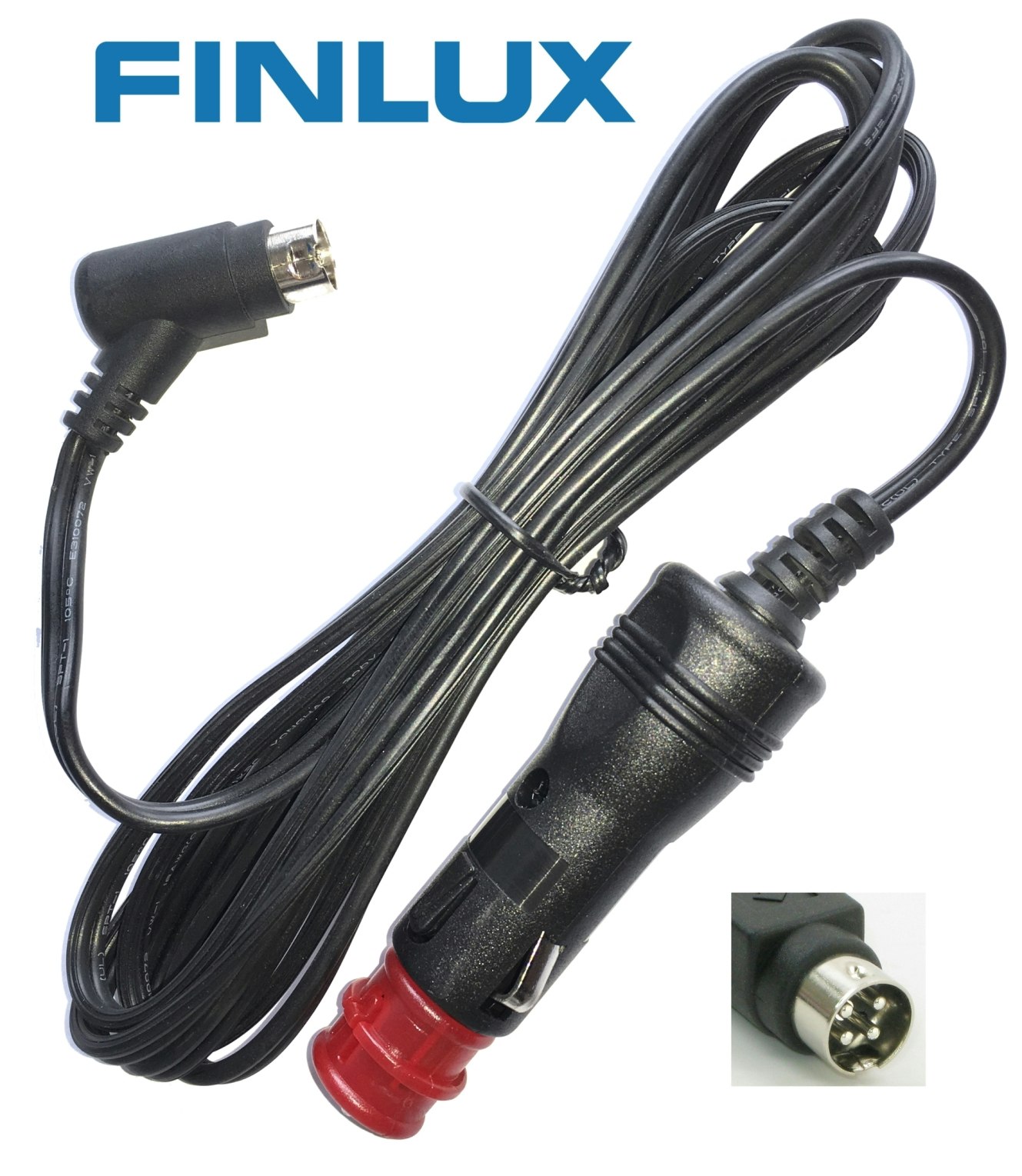 FINLUX 12V kabel 45 gr. vinkel 399700