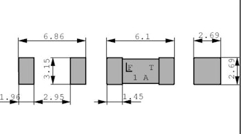 0452002.MRL - SMD-sikringer, 6.1 x 2.7mm, 2A, 125V, 125V Slow-blow, Littelfuse