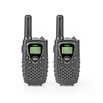 Walkie-Talkie Set 2 håndsett | 8 km | Frekvens kanal: 8 | PTT / VOX