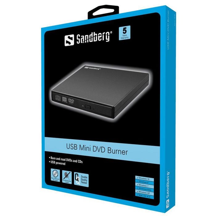 Sandberg USB CD/ DVD Brenner