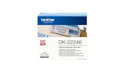 Brother DK-22246 Continuous Paper - Fraktetikett - Black on White, 103mm wide