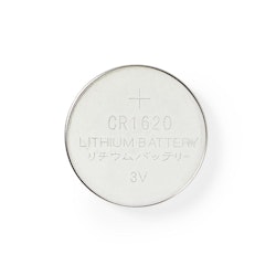 Lithium knappecellebatteri CR1620 3 V | Sølv | 5stk