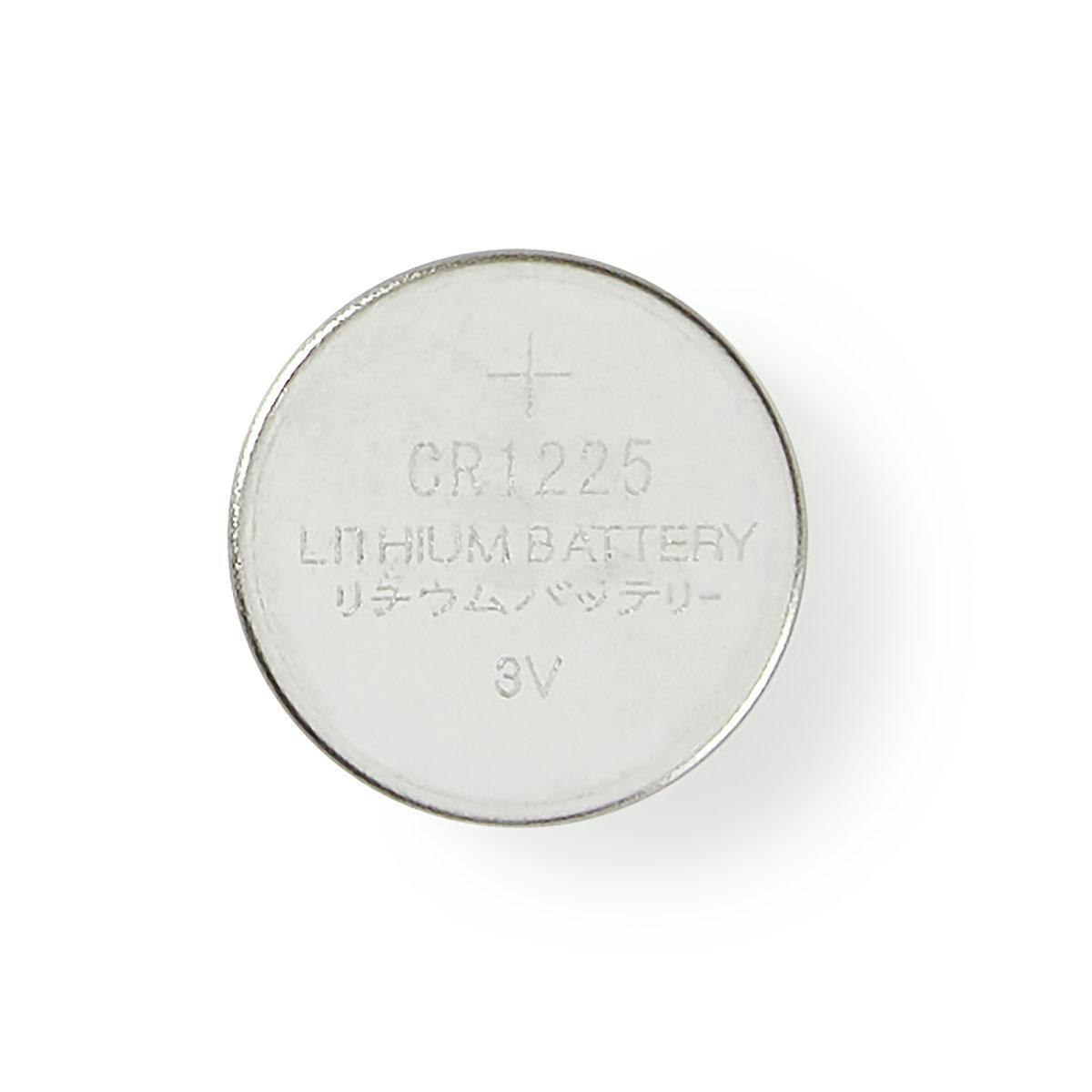 Lithium knappecellebatteri CR1225 3 V | Litium | 5stk| CR1225 | Ulike enheter | Sølv