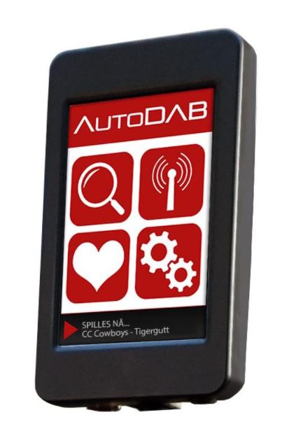 Connects2 AutoDab GO+ DAB+ adapter Universalt, med berøringsskjerm AUTODABGOPLUS