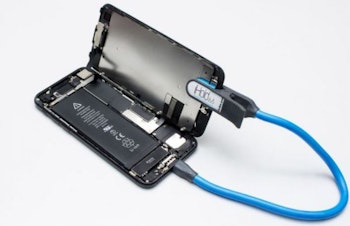 FLEKSIBEL LCD HOLDER TIL IPHONE - Gjør skjermbyttet mye lettere!