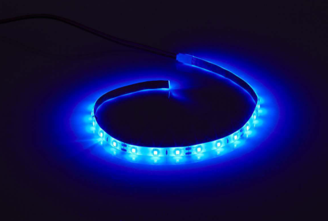 Gaming LED lys stripe LED | Lengde: 1000 mm | SATA Powered | For bruk med:  Desktop | Blå - ITSHOP