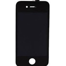 iPhone 4 Display Glass med LCD - Sort