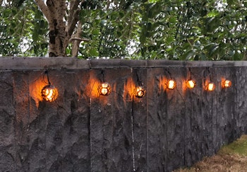 Lysslynge med flamme Homeline HDL0327, 8 LED, 11m IP44