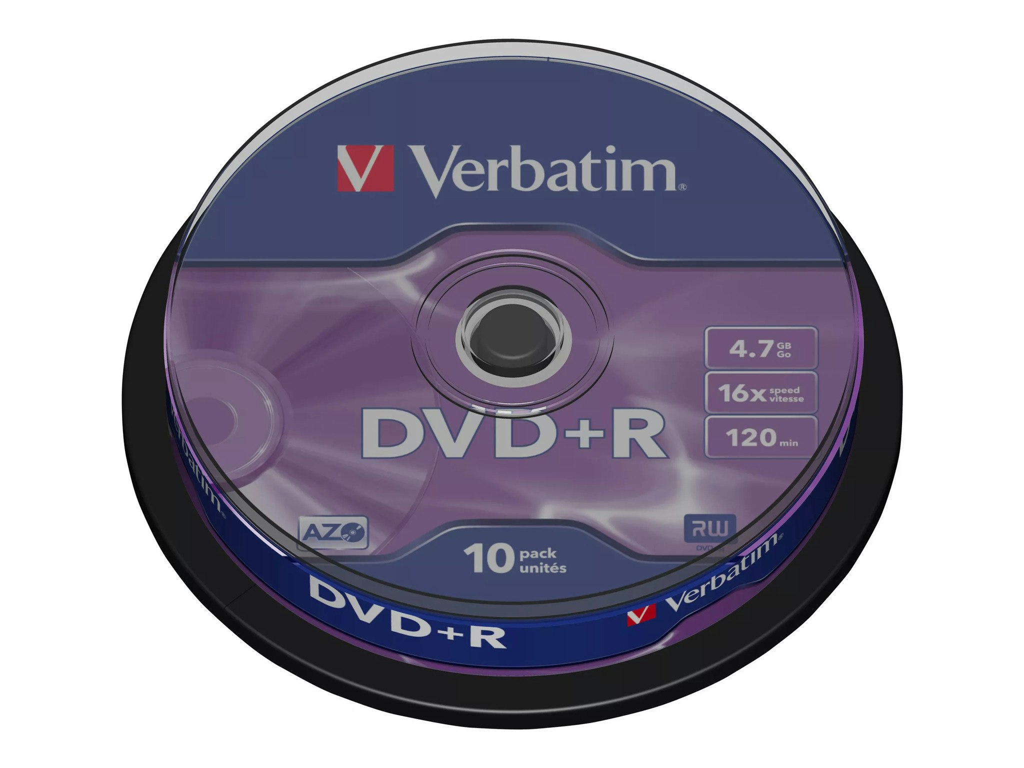 VERBATIM DataLifePlus - DVD+R x 10 4.7 GB - lagringsmedier