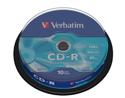 CD-R 700MB/80min 52x spindle (10pack)