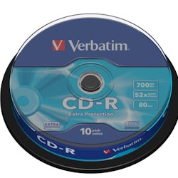 CD-R 700MB/80min 52x spindle (10pack)